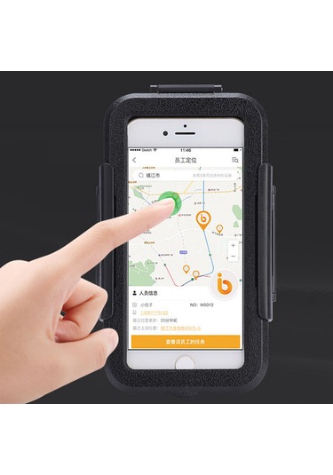 Samdoo Bisiklet Ve Motosiklet Için Ipx8 Su Geçirmez Abs Telefon Kılıfı - 4.7-6.1 İnç Ekran Uyumlu, 360 Derece Döner, 22-32mm Sapka Uyumlu Diğer