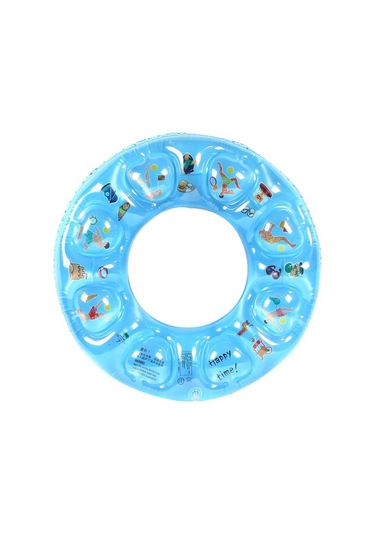 Mavi Renkli 60 Cm Yüzme Deniz Simit Havuz Simit Çok Renkli