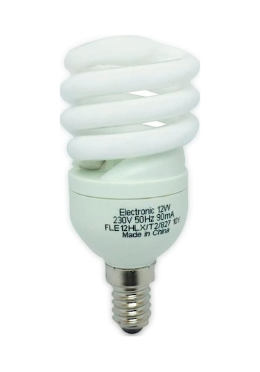 General Electric 12W 230V 2700K E14 Spiral Tasarruflu Ampul