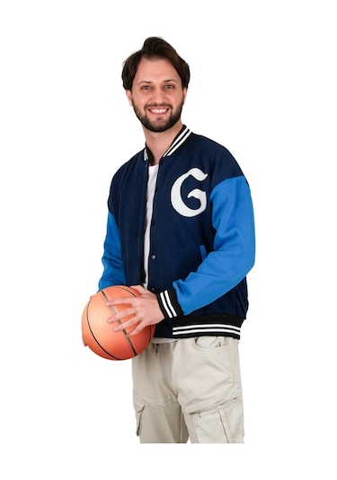 Deepsea Erkek Lacivert Çıtçıtlı Kolej Mont 2304761 Lacivert