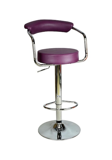 Bürocci Monica Bar Sandalyesi-Mor-9510Q0124 Çok Renkli