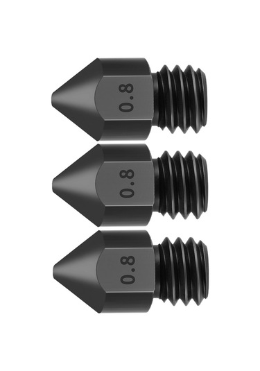 3 Adet Sertleştirilmiş Çelik Memeler 0.8mm İçin 1.75mm