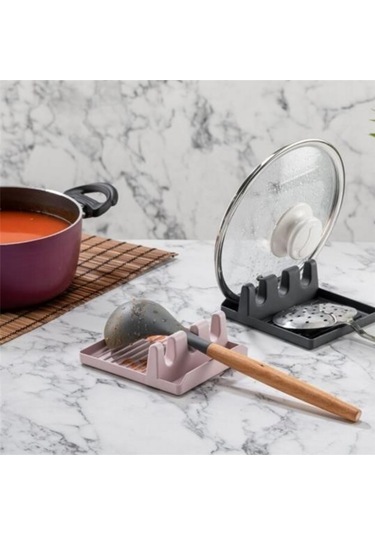 Kaşıklık Kepçelik Kapak Tutucu Düzenleyici Mutfak Tezgah Üstü Organizer Diğer