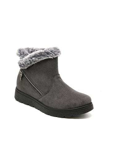 Antracıte Bot Kadın 45 U30 Ux Fly Flot Cloth Woman Boot Anthracite Antrasit