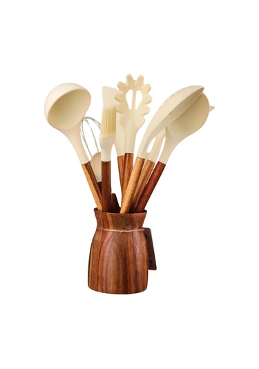 Mien Dayanıklı Akasya Bohem Kaşıklık -7b96 Kahverengi