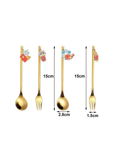 Suntek Magideal Parti Çatal Bıçak Takımı Çin Yeni Yılı Stil-c