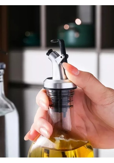 Aleksis Baur Yağ, Sos Ve Şurup Şişeleri İçin Gayzer Dozajlı Kapak, 5 Adet 193080866 Metal