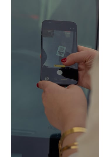 Qr Car Park-uyarı -kontrol Araç İletişim Etiketi