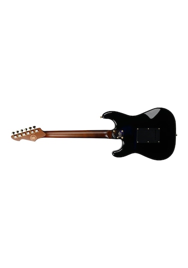 Peavey Raptor Lightning Bolt St 60th Hss Stratocaster Elektro Gitar Gold Hardware - Black