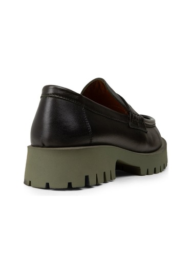 Deery Kadın Yeşil Hakiki Deri Loafer Ayakkabı - 02034zyslc01