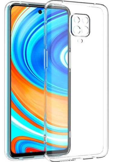 Xiaomi Redmi Note 9S Kılıf Zore Kamera Korumalı Süper Silikon Renksiz
