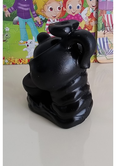 Dekoratif Çaydanlık Tasarımlı Geri Akış Şelale Tütsülük Siyah