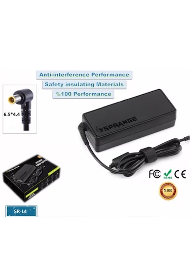 Sprange Sr-l4 6.5x44 Sony Notebook Adaptör Şarjı Aleti 19.5 V 4.74 A
