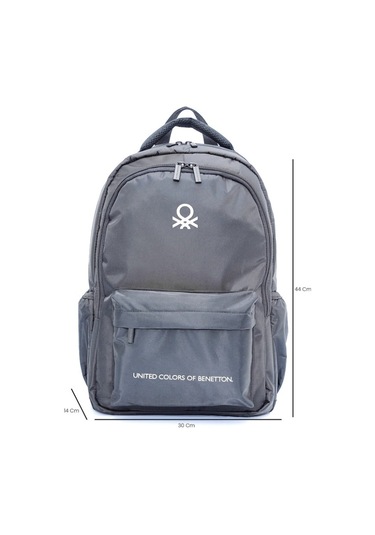 United Colors Of Benetton Unisex Sırt Çantası 20973 Gri