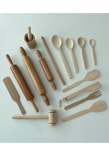 Ahşap Tahta Set 16 Parça