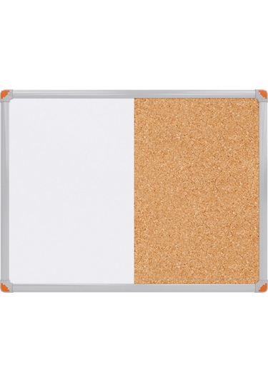 Panda 45 x 60 CM Yarısı Mantar Yarısı Yazı Tahtası Çift Foksiyonlu  - pan282