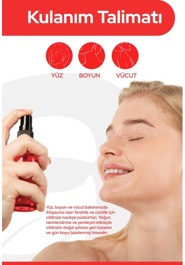 Celenzea Aydınlatıcı & Gözenek Sıkılaştırıcı ve Yenileyici Gül Hidrosolü 100 ML