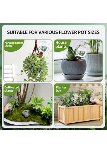 2 Adet 500ml Otomatik Damla Sulama Sistemi Kendinden Sulama