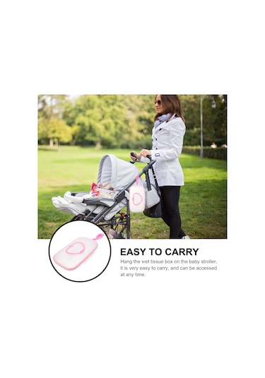 Yeşil Mendil Islak Mendil Kutusu Dağıtıcı Bebek Çantası Doku Seyahat Tutucu K Taşınabilir Kese Depolama Arabası Peçetelik 46879895