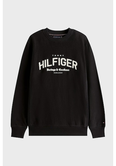 Tommy Hilfiger Erkek Sweat Mw0mw40067 Bds Siyah Siyah