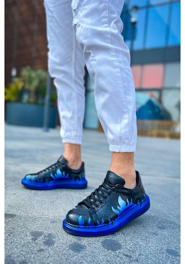 Ch254 Cst Pittura Erkek Ayakkabı 534 Mavı Alev Çok Renkli