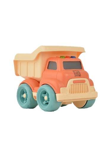 Lc Işıklı Ve Sesli Minik Kamyon-9042103560044