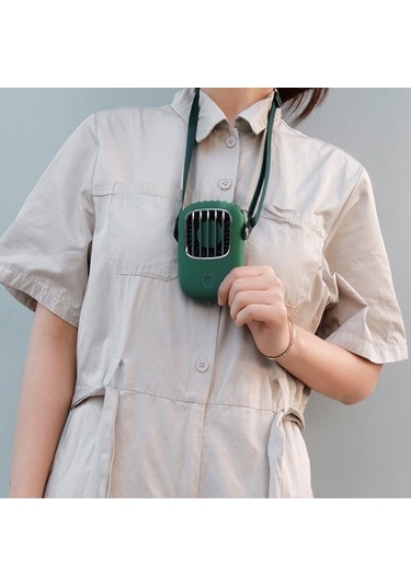 Boyun Fanı Taşınabilir Mini Usb Fanı 5v Şarj Edilebilir 0wfh29 Beyaz