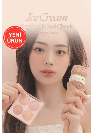 Dasique Karıştırılabilir Renk Tonlarına Sahip 4lü Allık Blending Mood Cheek 09 Almond Vanilla 09 Almond Vanilla