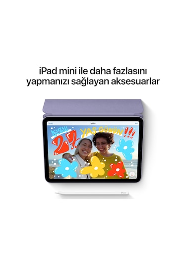 Apple iPad Mini 2021 (6. Nesil) Wi-Fi + Cellular MK8F3TU/A 256 GB 8.3" Tablet Gri