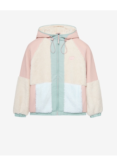 Skechers W Outdoor Fleece Full Zip Sherpa Kadın Pembe Mont S232311-0273 Pembe
