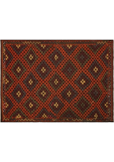 Klasik Modern Vintage Eskitme El Dokuma Halı 194 X 261 Cm 9860