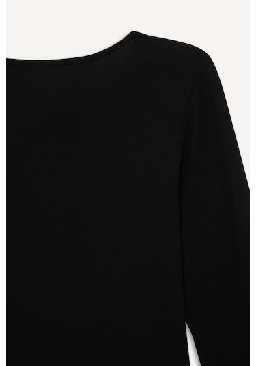 Defacto Bisiklet Yaka Uzun Kollu Üst-fall İn Love F5032ax25wnbk81 Siyah-bk81