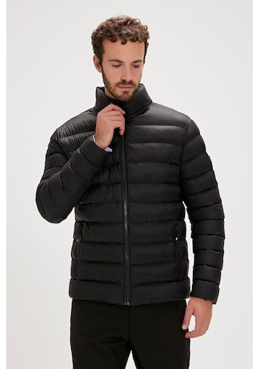 Bad Bear Boss Puffer Jacket Erkek Mont Siyah S-Xxl 001