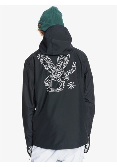 Quiksilver İn The Hood Jk Erkek Mont - KVJ0 Siyah