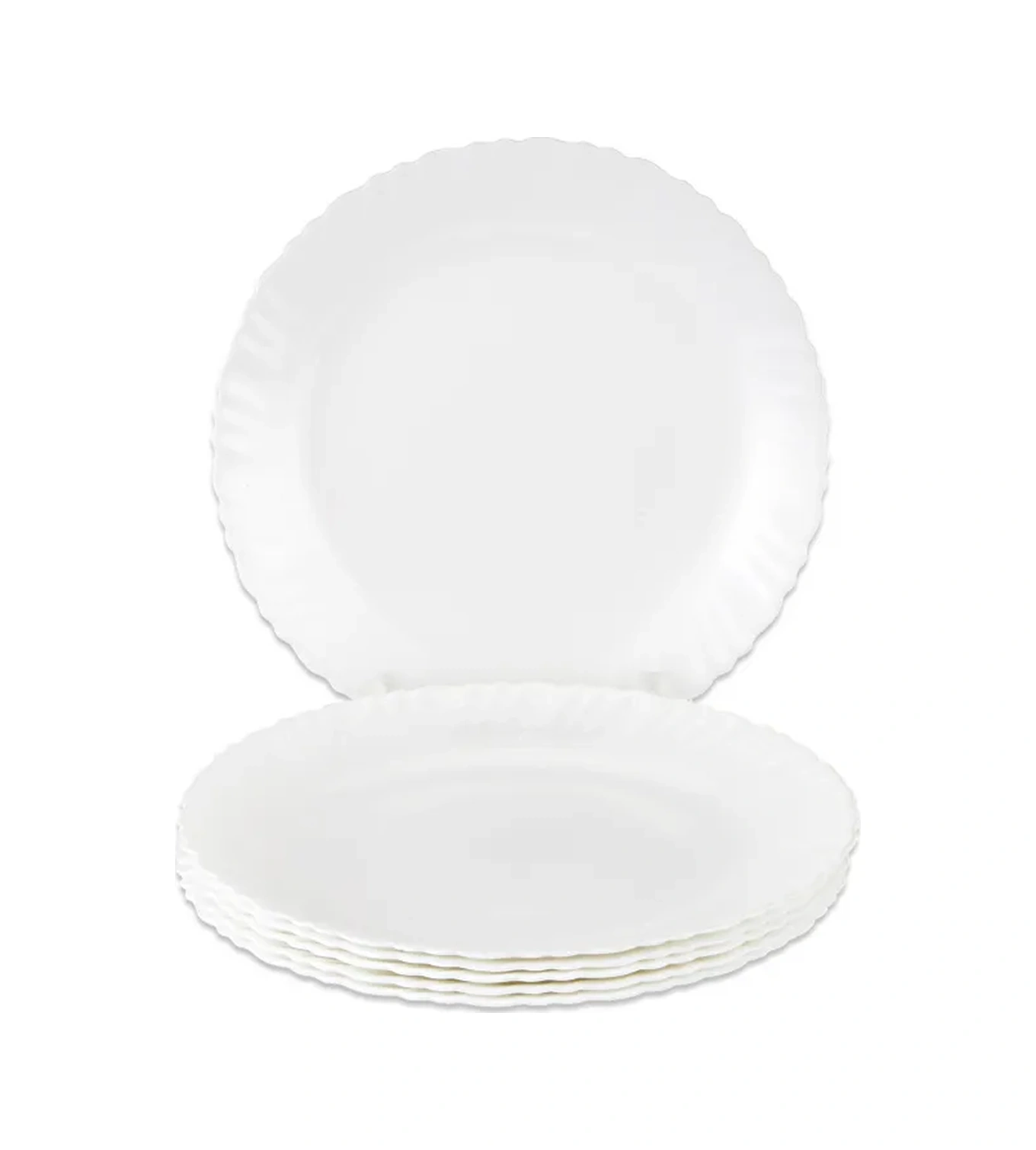 Prıma Collectıon La Dame Blanche 23 Cm 6'lı Yemek Tabağı Seti 316067956 Beyaz