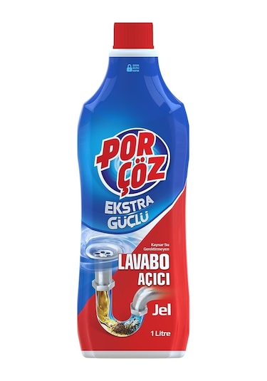 Por Çöz Ekstra Güçlü Lavabo Açıcı Jel 1000 Ml