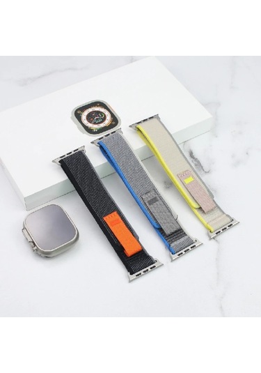 T-Max Apple Uyumlu  Watch Trail Loop Kordon (6-7-8-Se ve Ultra 44-