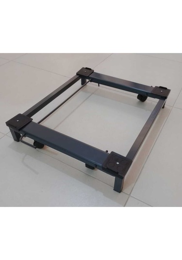 Gri Beyaz Eşya Altlığı Tekerlekli Çamaşır Bulaşık Buzdolabı V.s Makinesi Altlığı