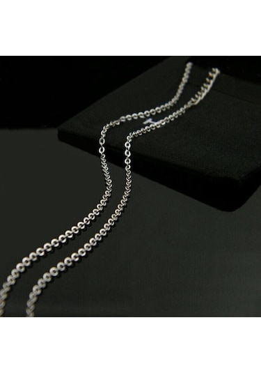 Chavin Gri Uzun 75 Cm. Erkek Çelik Zincir Dr38