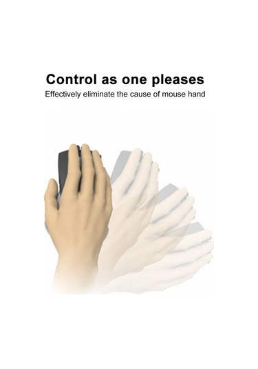 Silikon Bilek Desteği Mouse Pad Mobil Avuç İçi Dayanağı Ofis El Dayanağı, Özellik: Siyah Sol El