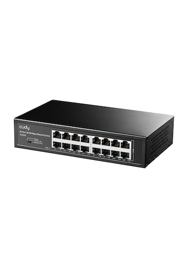 Cudy FS1016 16 Port 10/100 Mbps Metal Rackmount Masaüstü Switch