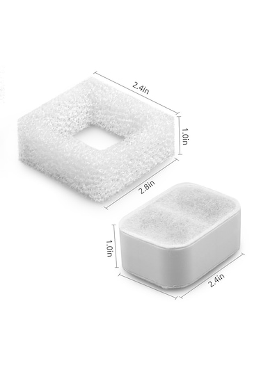 Ecronicword 8'lı Paket Evcil Hayvan Su Dağıtıcı Filtre Kartuşları F13