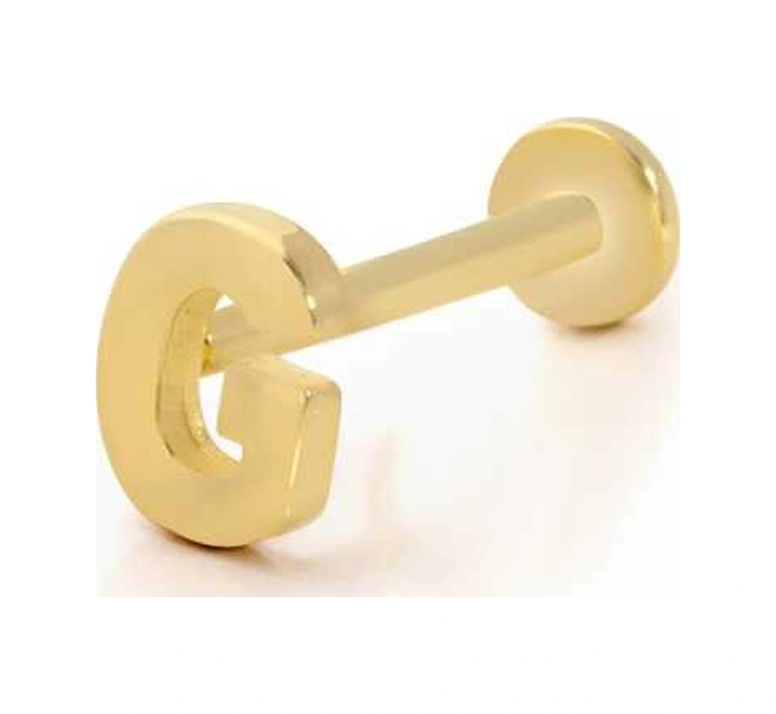 Cherry By Özkonak G Harfi Tragus Piercing Sarı