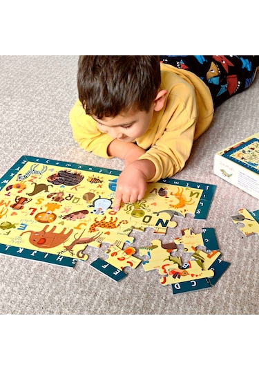 Doerkids Baby Puzzle Hayvanlar İngilizce Alfabe Eğitici Puzzle