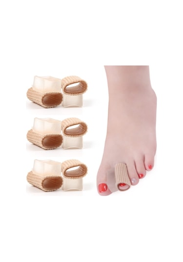 1 Çift Silikon Bunyon Parmak Arası Makara Ayak Parmak Yamulması