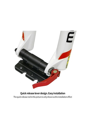 Kangvka Araba Çatı Bisiklet Tutucu: Hızlı Kurulumlu Ön Çatal Demiri, Alüminyum, Kırmızı - İç Mekanı Boşaltan Taşıma Aracı Kırmızı