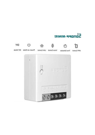 Pazly Sonoff Mini R2 Akıllı Anahtar - Kompakt Çift Yönlü Wifi Anahtar Diğer