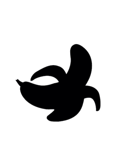 Muz Folyo Sticker 70cm Uzunluk Siyah