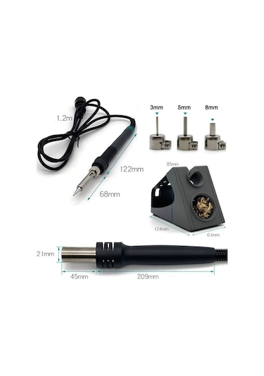 Quick 709d+ Havya Ve Sıcak Hava Onarım İstasyonu