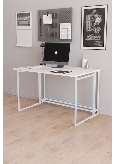 Fahrettin Küçük Worklife Katlanabilir Çalışma Masası Bilgisayar Masası Çizim Masası Work001 120 cm